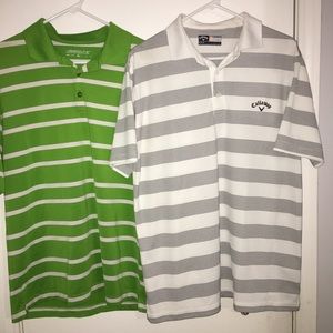 Bundle 2 men’s Medium Golf shirts